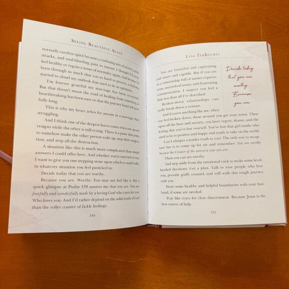 New Seeing Beautiful Again 50 Devotions Hardback By Lysa TerKeurst - Picture 4 of 4